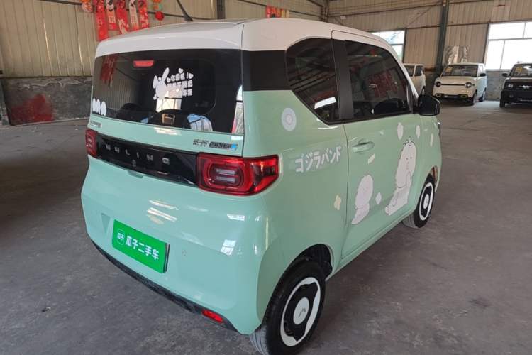 Used Wuling Hongguang MINIEV 2022 Macaron Fashion Model Lithium Iron Phosphate Rear Right 45 Deg