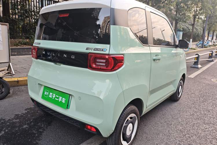 Used Wuling Hongguang MINIEV 2022 Macaron Premium Model – Lithium Ternary Battery Rear Right 45 Deg