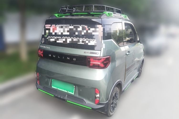 Used Wuling Hongguang MINIEV 2022 GAMEBOY 300km Enthusiast Model with Lithium Iron Phosphate Rear Right 45 Deg