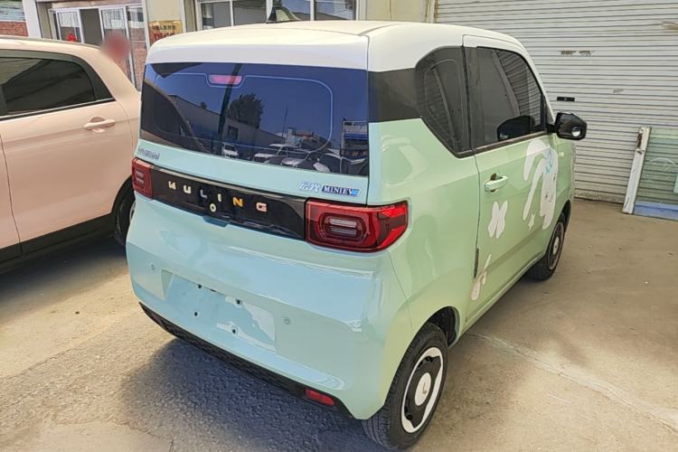 Used Wuling Hongguang MINIEV 2022 Macaron Fashion Model Lithium Iron Phosphate Rear Right 45 Deg