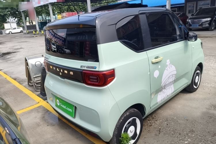 Used Wuling Hongguang MINIEV 2022 Macaron Fashion Model Lithium Iron Phosphate Rear Right 45 Deg