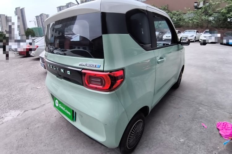 Used Wuling Hongguang MINIEV 2022 Macaron Premium Model – Lithium Ternary Battery Rear Right 45 Deg