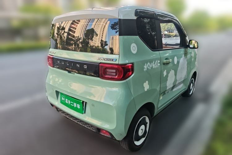 Used Wuling Hongguang MINIEV 2022 Macaron Fashion Model Lithium Iron Phosphate Rear Right 45 Deg