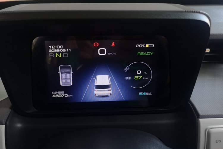 Used Wuling Hongguang MINIEV 2022 GAMEBOY 300km Enthusiast Model with Lithium Iron Phosphate Instrument Cluster