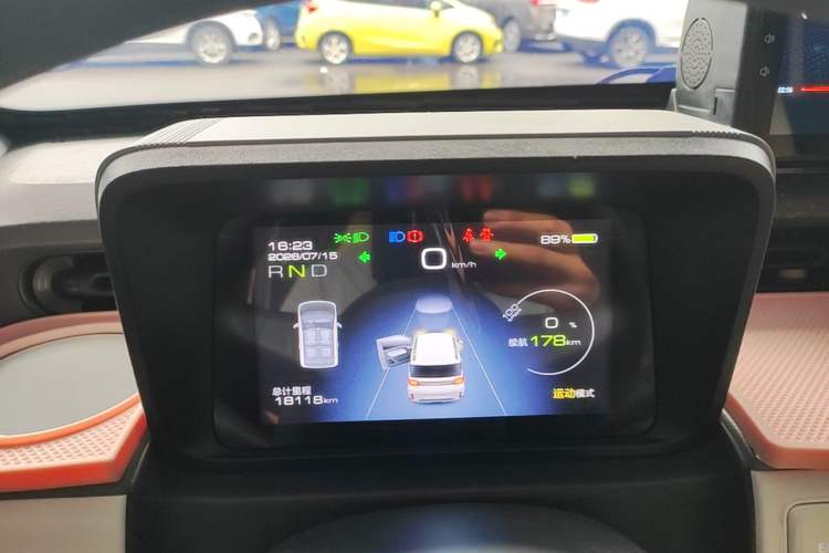 Used Wuling Hongguang MINIEV 2022 GAMEBOY 200km Gaming Edition with Lithium Iron Phosphate Instrument Cluster