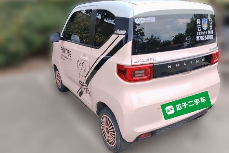 Used Wuling Hongguang MINIEV 2022 Macaron Premium Model – Lithium Iron Phosphate Rear Left 45 Deg