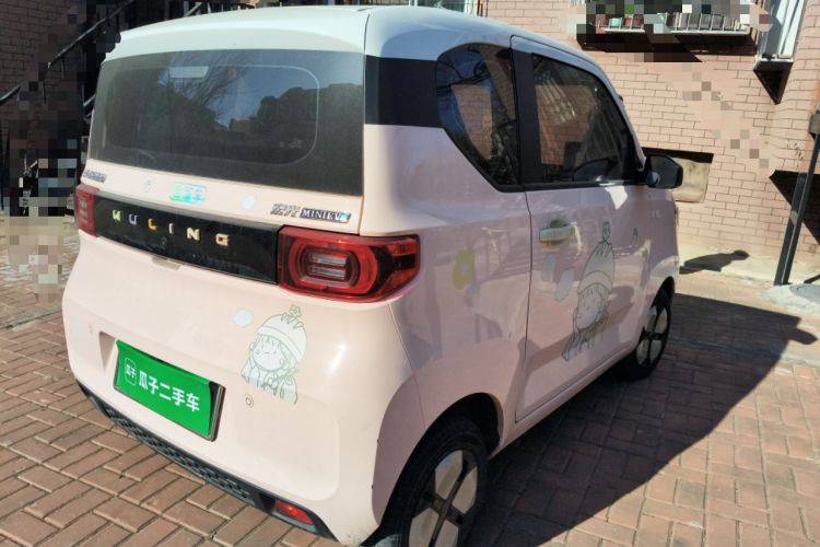 Used Wuling Hongguang MINIEV 2022 Macaron Premium Model – Lithium Ternary Battery Rear Right 45 Deg