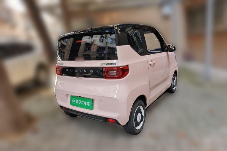 Used Wuling Hongguang MINIEV 2022 Macaron Premium Model – Lithium Ternary Battery Rear Right 45 Deg