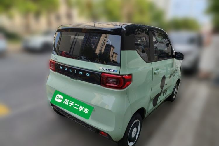 Used Wuling Hongguang MINIEV 2022 Macaron Premium Model – Lithium Ternary Battery Rear Right 45 Deg