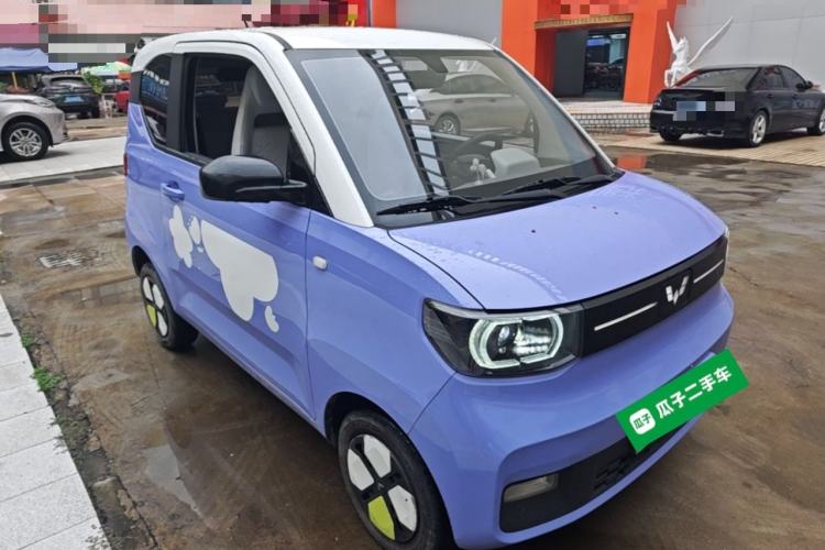 Used Wuling Hongguang MINIEV 2022 Macaron Colorful Edition Lithium-Ion Battery Front Right 45 Deg