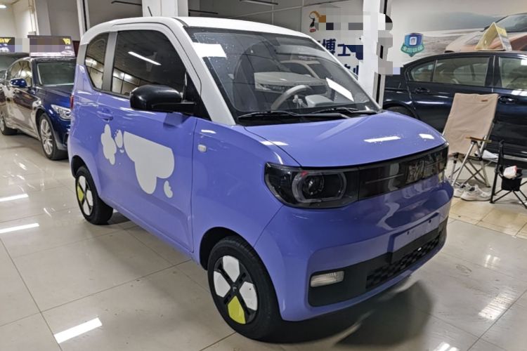 Used Wuling Hongguang MINIEV 2022 Macaron Colorful Edition Lithium-Ion Battery Front Right 45 Deg