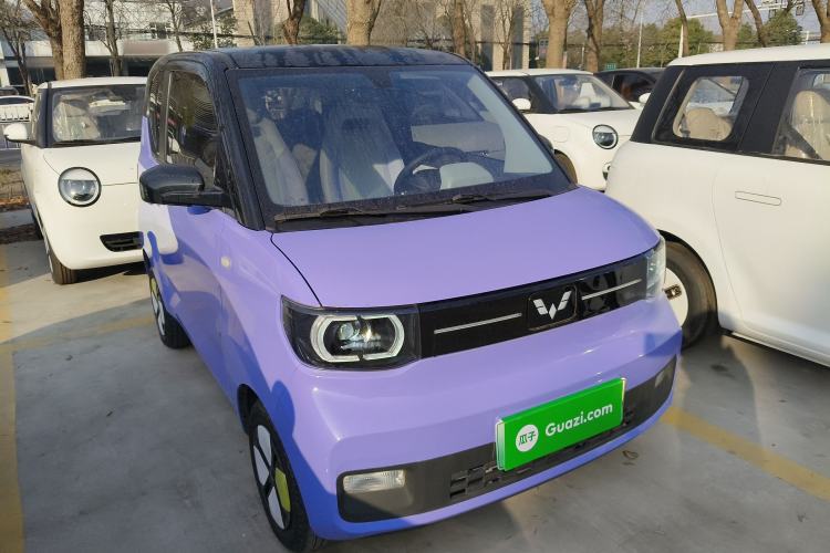 Used Wuling Hongguang MINIEV 2022 Macaron Premium Model – Lithium Iron Phosphate Front Right 45 Deg
