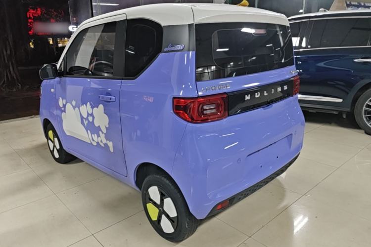 Used Wuling Hongguang MINIEV 2022 Macaron Colorful Edition Lithium-Ion Battery Rear Left 45 Deg