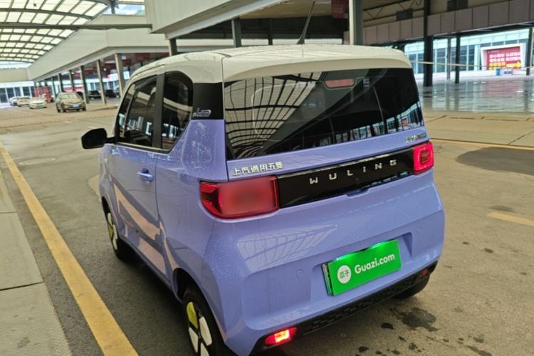 Used Wuling Hongguang MINIEV 2022 Macaron Colorful Edition Lithium-Ion Battery Rear Left 45 Deg