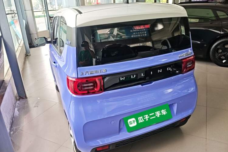Used Wuling Hongguang MINIEV 2022 Macaron Colorful Edition Lithium-Ion Battery Rear Left 45 Deg
