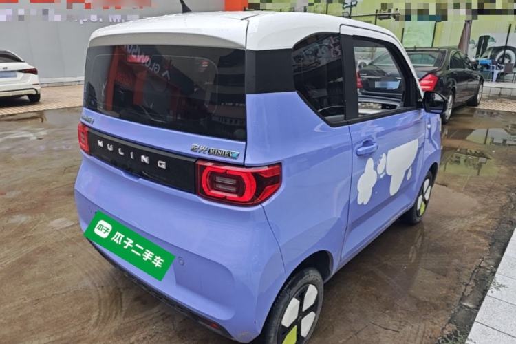 Used Wuling Hongguang MINIEV 2022 Macaron Colorful Edition Lithium-Ion Battery Rear Right 45 Deg