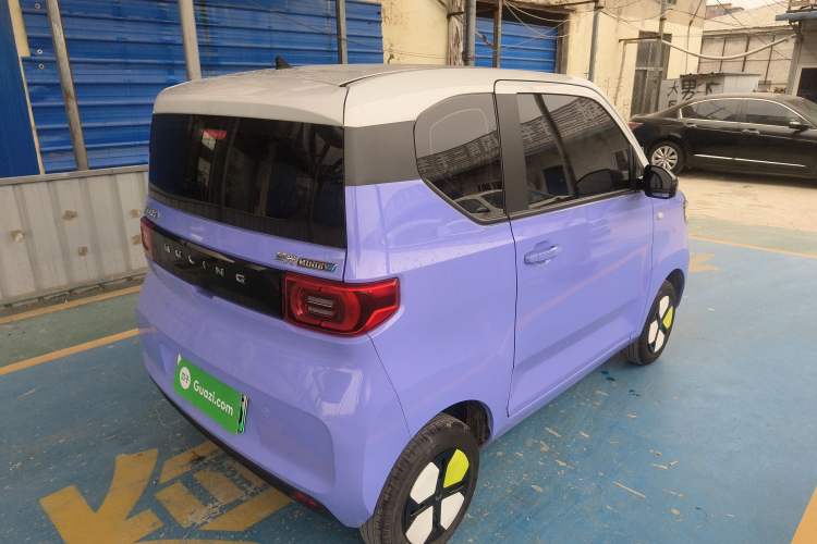Used Wuling Hongguang MINIEV 2022 Macaron Colorful Edition Lithium-Ion Battery Rear Right 45 Deg