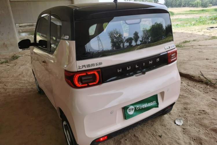 Used Wuling Hongguang MINIEV 2022 Macaron Premium Model – Lithium Ternary Battery Rear Left 45 Deg