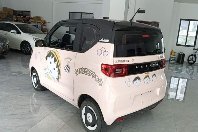 Used Wuling Hongguang MINIEV 2022 Macaron Premium Model – Lithium Iron Phosphate Rear Left 45 Deg