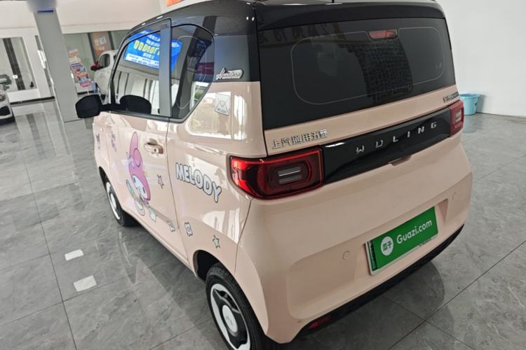 Used Wuling Hongguang MINIEV 2022 Macaron Fashion Model Lithium Iron Phosphate Rear Left 45 Deg