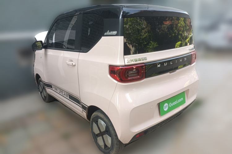 Used Wuling Hongguang MINIEV 2022 Macaron Fashion Model Lithium Iron Phosphate Rear Left 45 Deg