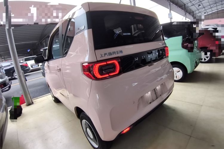 Used Wuling Hongguang MINIEV 2022 Macaron Premium Model – Lithium Ternary Battery Rear Left 45 Deg