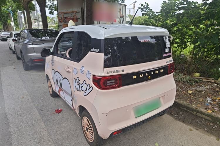 Used Wuling Hongguang MINIEV 2022 Macaron Fashion Model Lithium Iron Phosphate Rear Left 45 Deg