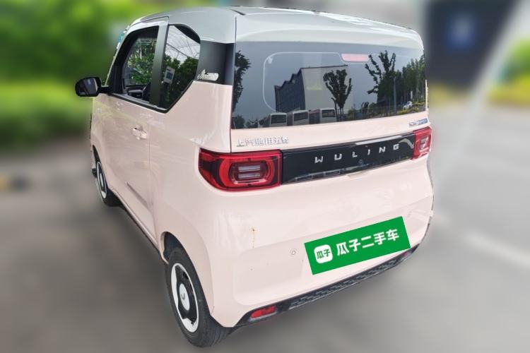 Used Wuling Hongguang MINIEV 2022 Macaron Fashion Model Lithium Iron Phosphate Rear Left 45 Deg