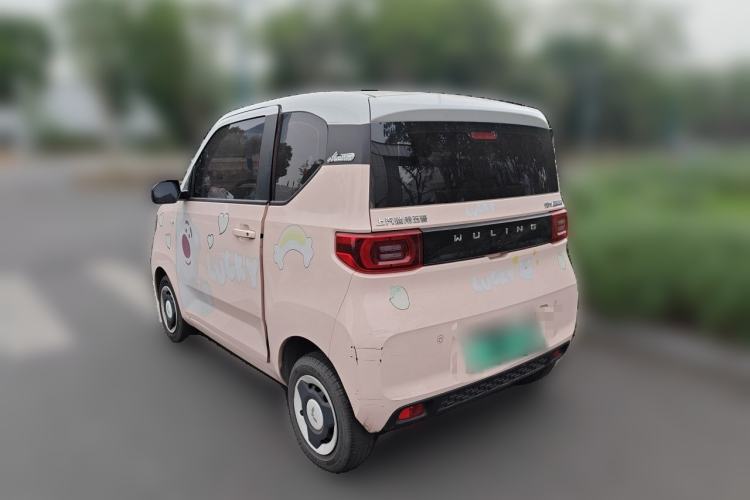 Used Wuling Hongguang MINIEV 2022 Macaron Premium Model – Lithium Ternary Battery Rear Left 45 Deg