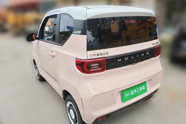 Used Wuling Hongguang MINIEV 2022 Macaron Fashion Model Lithium Iron Phosphate Rear Left 45 Deg