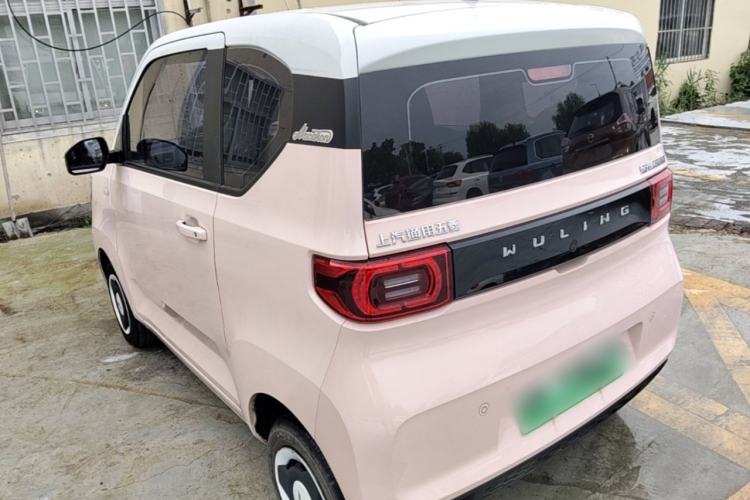Used Wuling Hongguang MINIEV 2022 Macaron Fashion Model Lithium Iron Phosphate Rear Left 45 Deg