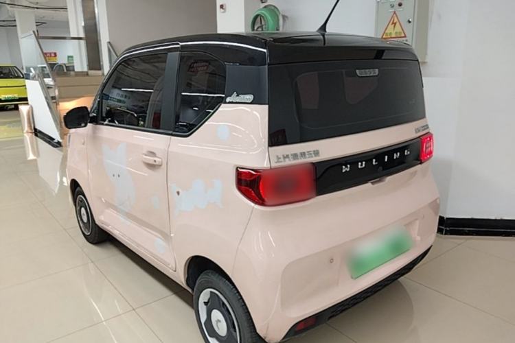 Used Wuling Hongguang MINIEV 2022 Macaron Fashion Model Lithium Iron Phosphate Rear Left 45 Deg