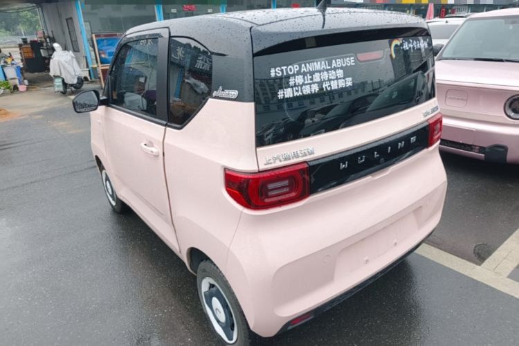 Used Wuling Hongguang MINIEV 2022 Macaron Premium Model – Lithium Iron Phosphate Rear Left 45 Deg