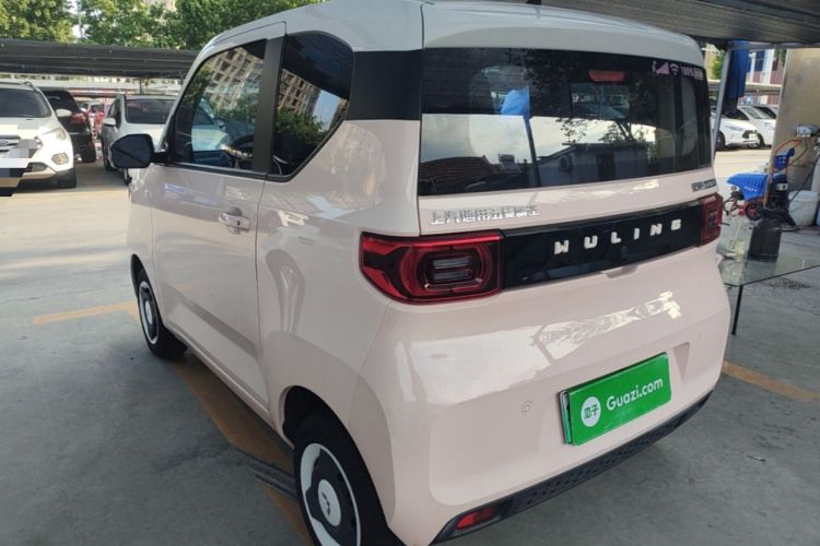 Used Wuling Hongguang MINIEV 2022 Macaron Fashion Model Lithium Iron Phosphate Rear Left 45 Deg