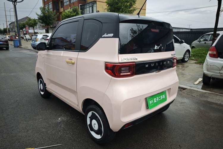 Used Wuling Hongguang MINIEV 2022 Macaron Fashion Edition Lithium-Nickel-Cobalt-Alpha-oxide Rear Left 45 Deg