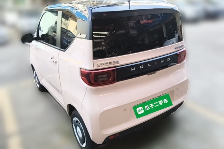 Used Wuling Hongguang MINIEV 2022 Macaron Color Edition Lithium-Ion Battery Rear Left 45 Deg