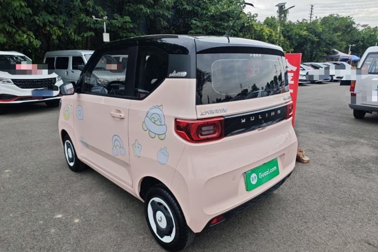 Used Wuling Hongguang MINIEV 2022 Macaron Fashion Model Lithium Iron Phosphate Rear Left 45 Deg