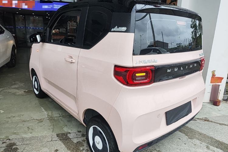 Used Wuling Hongguang MINIEV 2022 Macaron Fashion Model Lithium Iron Phosphate Rear Left 45 Deg
