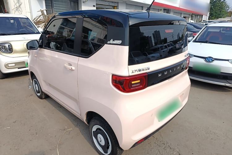 Used Wuling Hongguang MINIEV 2022 Macaron Fashion Model Lithium Iron Phosphate Rear Left 45 Deg