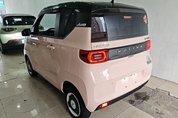 Used Wuling Hongguang MINIEV 2022 Macaron Fashion Model Lithium Iron Phosphate Rear Left 45 Deg