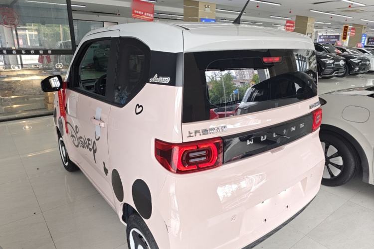 Used Wuling Hongguang MINIEV 2022 Macaron Premium Model – Lithium Ternary Battery Rear Left 45 Deg