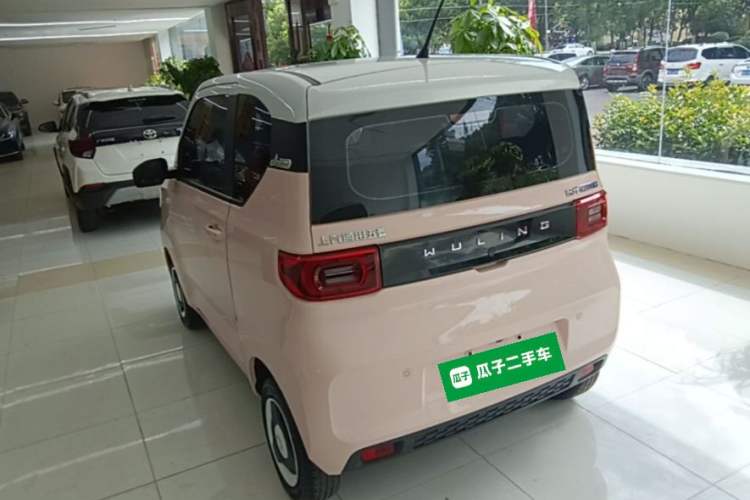 Used Wuling Hongguang MINIEV 2022 Macaron Premium Model – Lithium Ternary Battery Rear Left 45 Deg