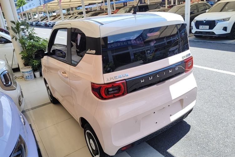 Used Wuling Hongguang MINIEV 2022 Macaron Premium Model – Lithium Ternary Battery Rear Left 45 Deg