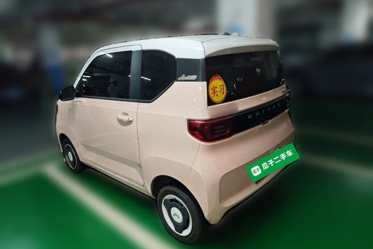 Used Wuling Hongguang MINIEV 2022 Macaron Fashion Model Lithium Iron Phosphate Rear Left 45 Deg