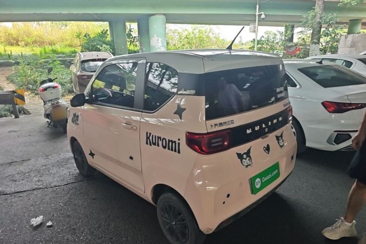 Used Wuling Hongguang MINIEV 2022 Macaron Fashion Model Lithium Iron Phosphate Rear Left 45 Deg
