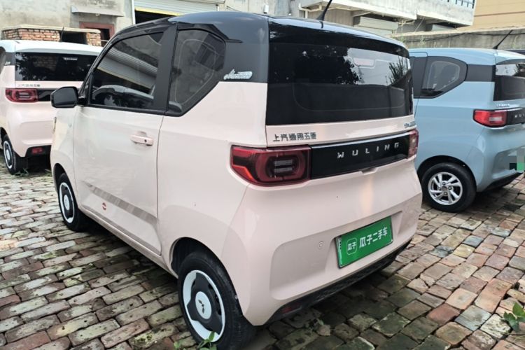 Used Wuling Hongguang MINIEV 2022 Macaron Fashion Model Lithium Iron Phosphate Rear Left 45 Deg