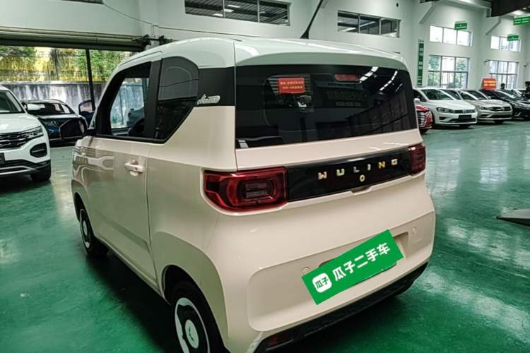 Used Wuling Hongguang MINIEV 2022 Macaron Premium Model – Lithium Iron Phosphate Rear Left 45 Deg