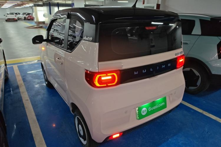 Used Wuling Hongguang MINIEV 2022 Macaron Premium Model – Lithium Ternary Battery Rear Left 45 Deg