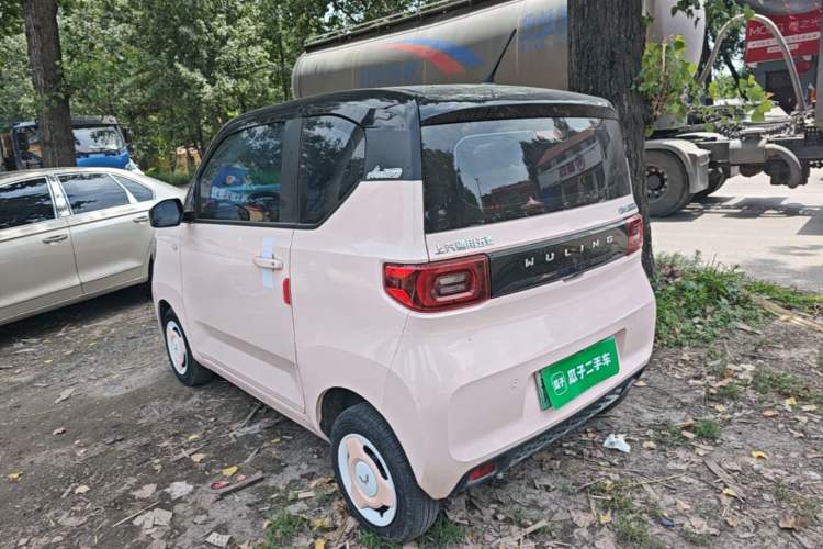 Used Wuling Hongguang MINIEV 2022 Macaron Fashion Model Lithium Iron Phosphate Rear Left 45 Deg