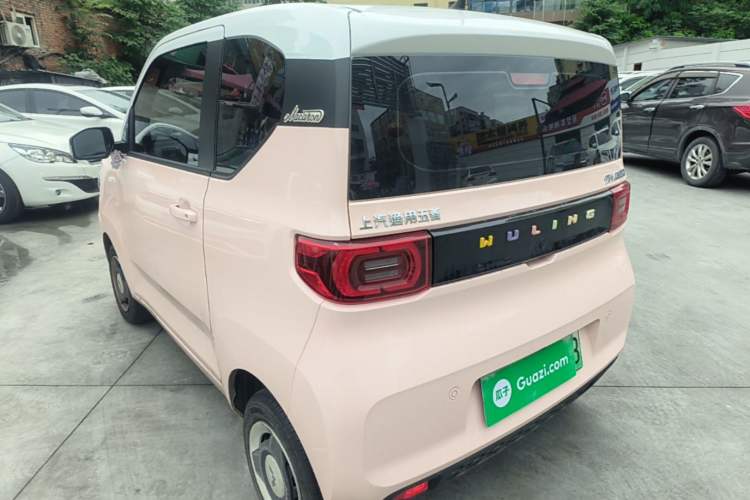 Used Wuling Hongguang MINIEV 2022 Macaron Premium Model – Lithium Ternary Battery Rear Left 45 Deg